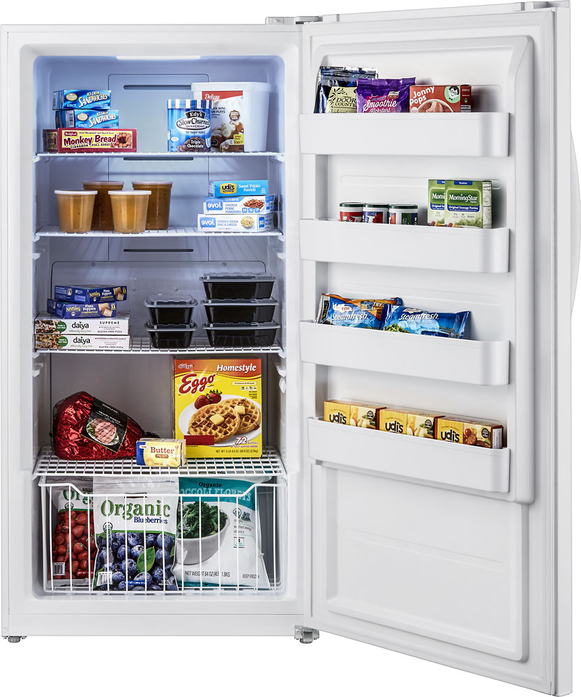 Best Buy: Insignia™ 17.0 Cu. Ft. Frost-Free Upright Convertible Freezer/Refrigerator  Stainless Steel NS-UZ17XSS9