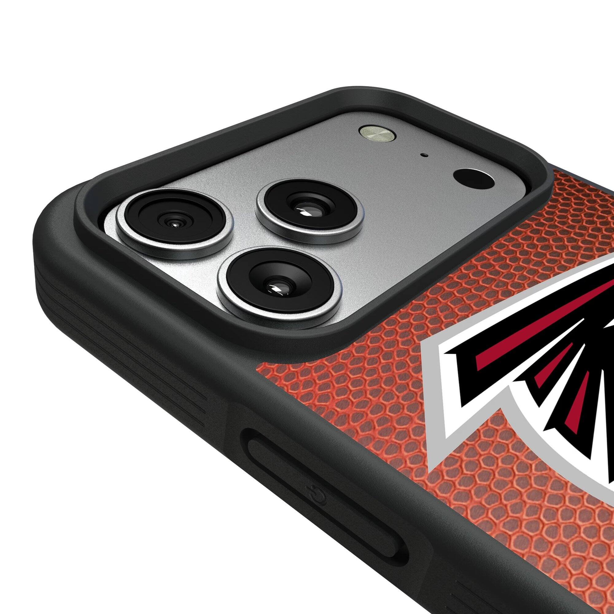 Alt View 2. Keyscaper - Atlanta Falcons Bump Case with 8.2ft Drop Protection - 15 - Multicolor.
