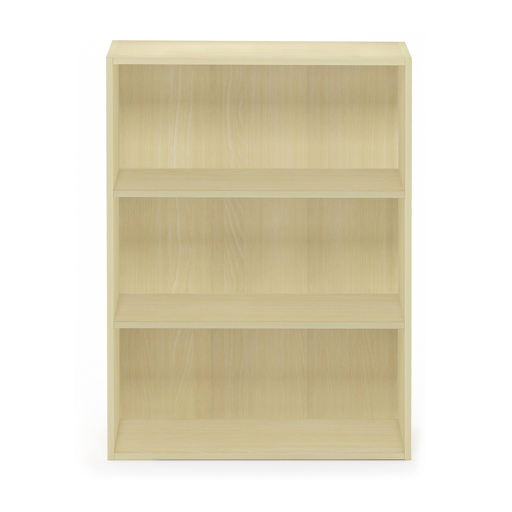 Alt View 1. Furinno - Pasir 3-Tier Open Shelf - Steam Beech.