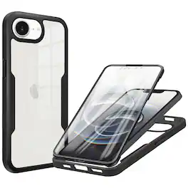 Dteck for Apple iPhone 17e/16e Rugged Case,Slim Full Body Clear Back ...