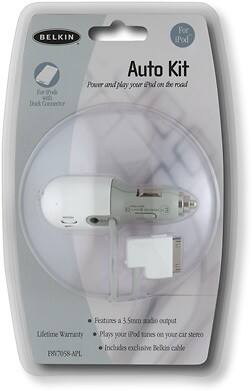 Front Standard. Belkin - Auto Kit for Apple® iPod™.