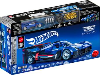 Mattel Brick Shop Hot Wheels Cadillac Project GTP Hypercar Blue Mattel Brick Shop Hot Wheels Cadillac Project GTP Hypercar Blue