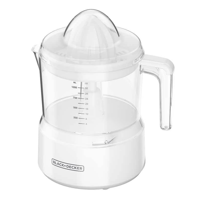 Black+Decker - Plastic Juicer 32 oz - White