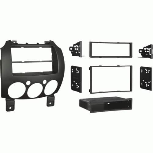 Metra - Dash Kit for Select 2011-2014 Mazda 2 DIN DDIN - Matte Black - Front_Zoom