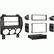 Front. Metra - Dash Kit for Select 2011-2014 Mazda 2 DIN DDIN - Matte Black.