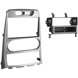 Metra - Vehicle Mount for Radio - Silver - Front_Zoom
