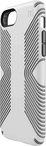 Speck - Presidio GRIP Case for Apple® iPhone® 7 - White/Ash gray-Front_Standard 