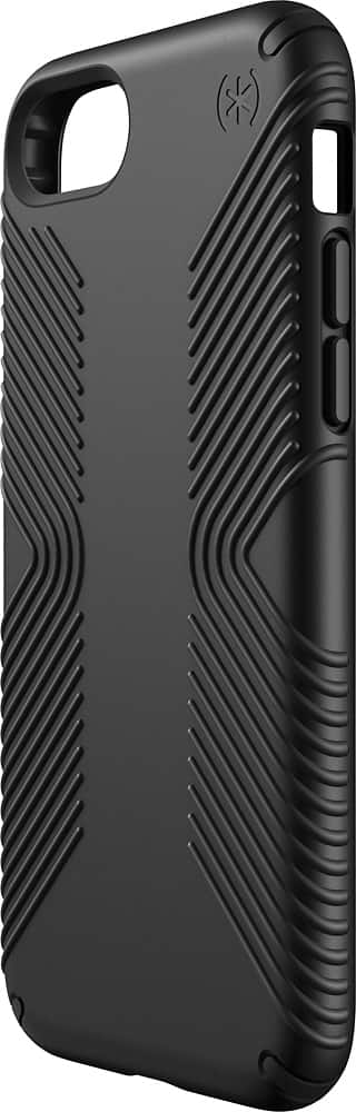 Front. Speck - Presidio GRIP Case for Apple® iPhone® 7 - Black.