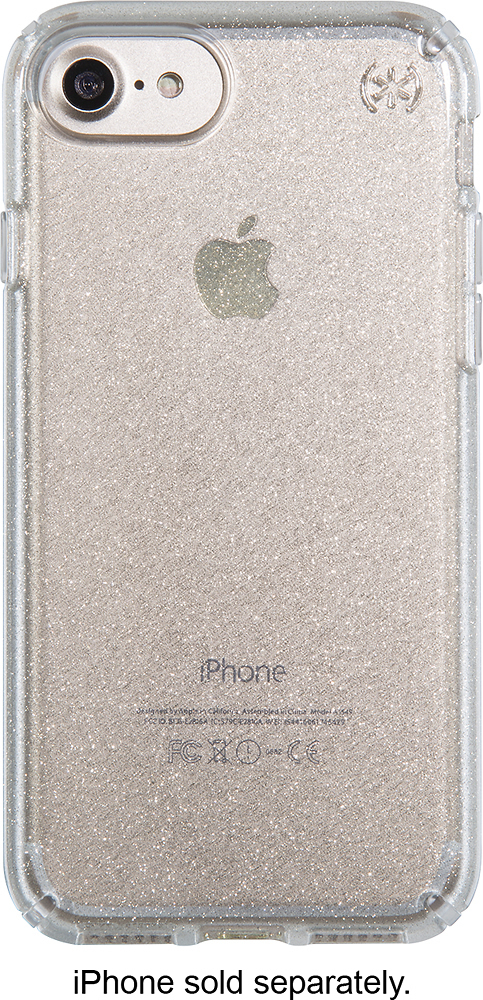 Speck - Presidio Clear Glitter Case for Apple iPhone 8 Plus / 7 Plus
