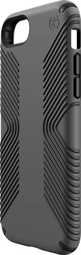 Speck - Presidio GRIP Case for Apple® iPhone® 7 - Graphite gray/Charcoal gray-Front_Standard 