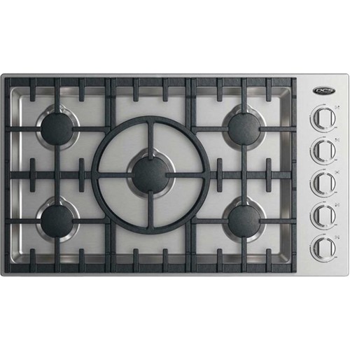 Best Buy Dcs 36 Gas Cooktop Stainless Steel Cdv2 365 N