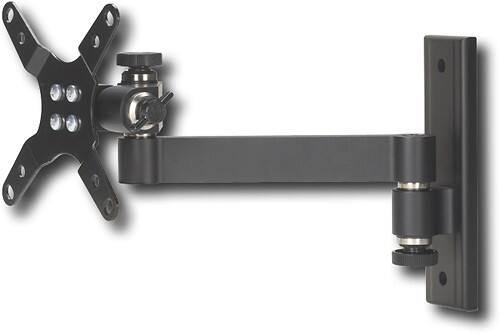 Angle Standard. Sanus - Full-Motion Mount for 13" - 25" TVs - Extends 9" - Black.