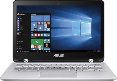 Asus - Q304 2-in-1 13.3" Touch-Screen Laptop - Intel Core i5 - 6GB Memory - 1TB Hard Drive - Silver - Larger Front