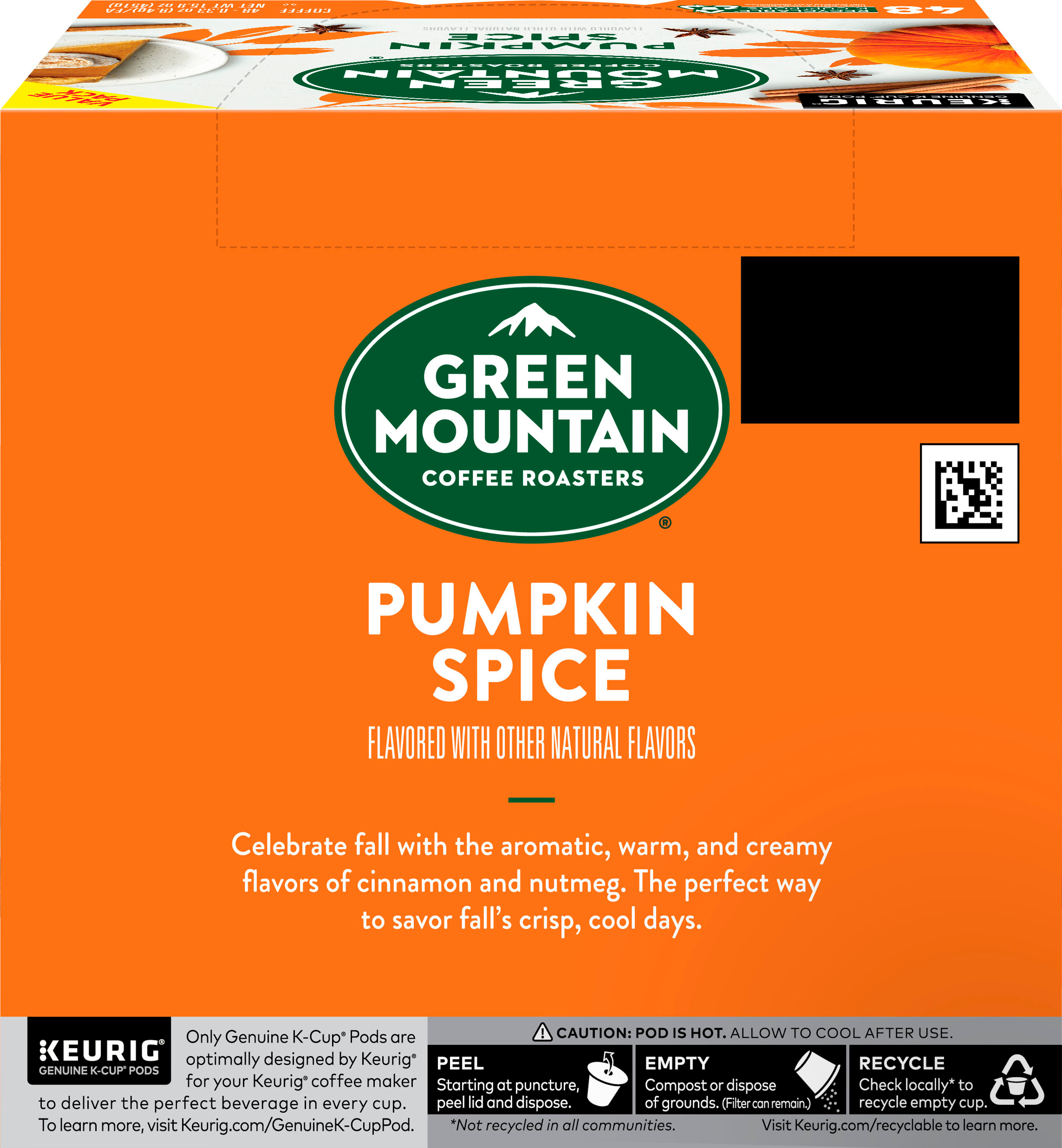 ingredients in green mountain pumpkin spice coffee