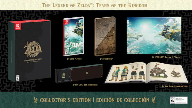Front. Nintendo - The Legend of Zelda: Tears of the Kingdom. - E10+ (Everyone 10+)
