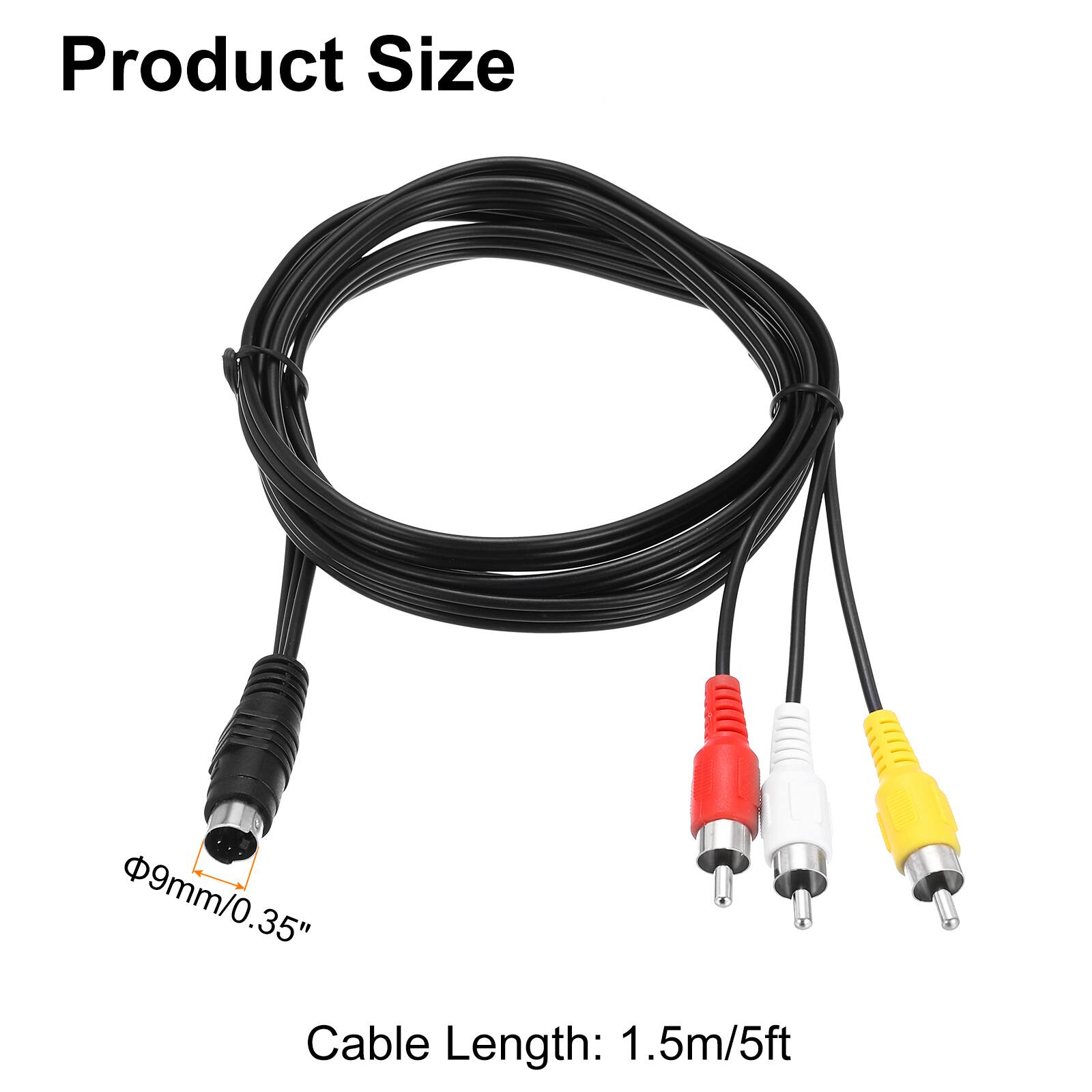 Product Size: 9mm/0.35"  
Cable Length: 1.5m/5ft