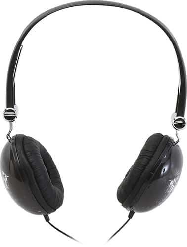 Front. iHip - Batman On-Ear Headphones - Black/Gray/White.