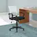 Alt View 12. CorLiving - Workspace Office Mesh Linen Fabric Chair - Black/White.