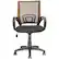 Front. CorLiving - Valetta Upholstered Home Office Chair - Black/Light brown.