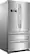 Angle. Insignia™ - 20.7 Cu. Ft. 4-Door French Door Refrigerator - Silver.