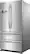 Left. Insignia™ - 20.7 Cu. Ft. 4-Door French Door Refrigerator - Silver.