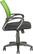 Alt View 11. CorLiving - Workspace 5-Pointed Star Mesh Linen Fabric Chair - Black/Lime Green.