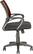 Alt View 11. CorLiving - Workspace 5-Pointed Star Mesh Linen Fabric Chair - Black/Dark Brown.