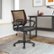 Alt View Zoom 12. CorLiving - Workspace 5-Pointed Star Mesh Linen Fabric Chair - Black/Dark Brown.