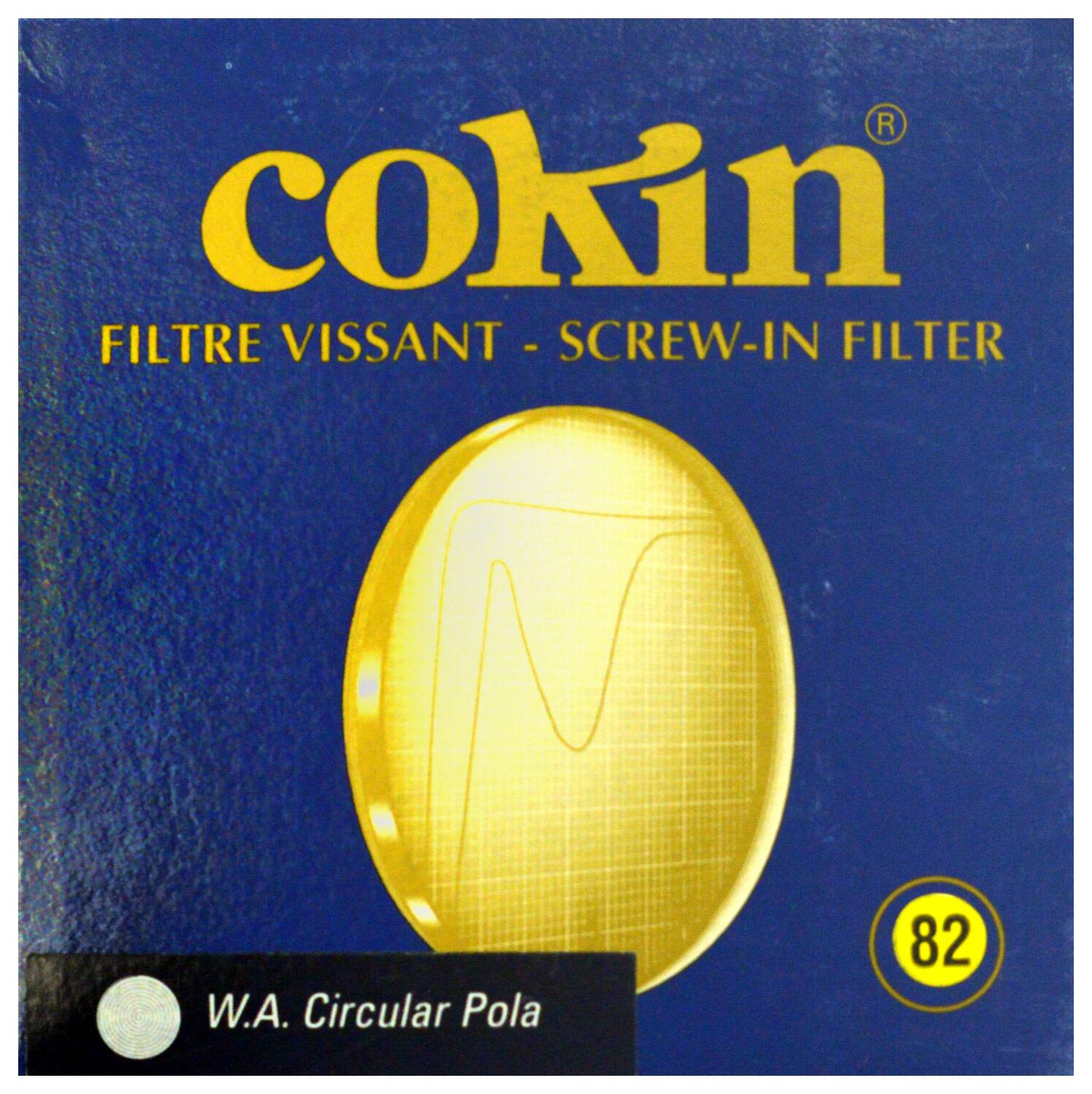 Cokin - 82mm Wide-Angle Circular Polarizing Lens Filter - Clear - Angle