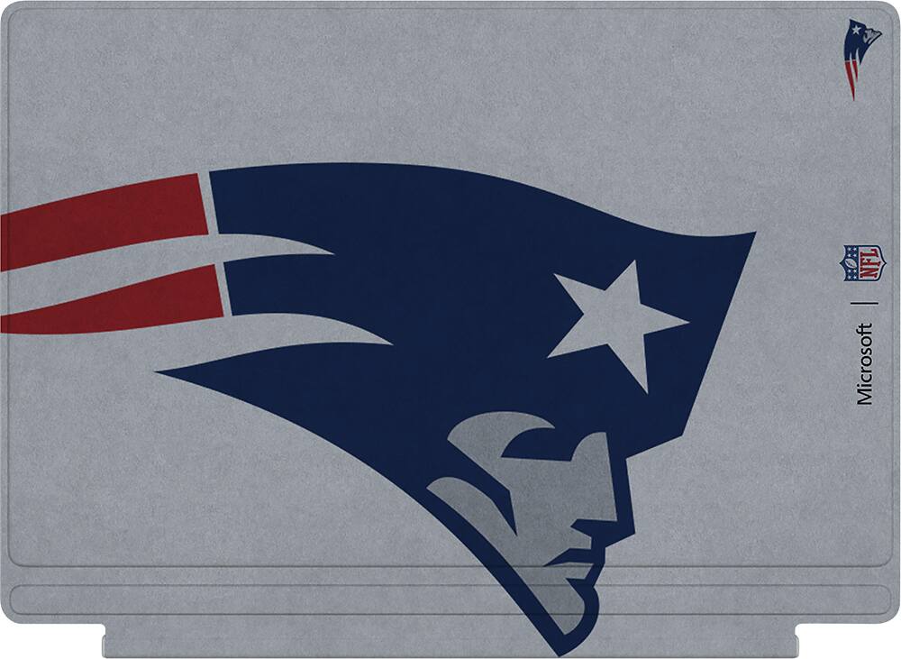 Front. Microsoft - Surface Pro 4 Special Edition NFL Type Cover - New England Patriots.