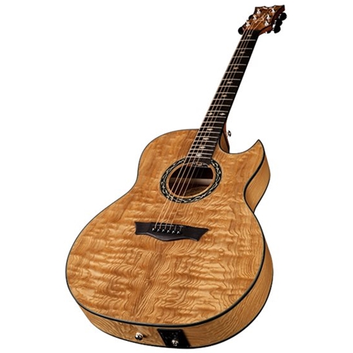 Best Buy: Dean 6-String Full-Size Acoustic/Electric Guitar Gloss natural  GTSEXQAGN