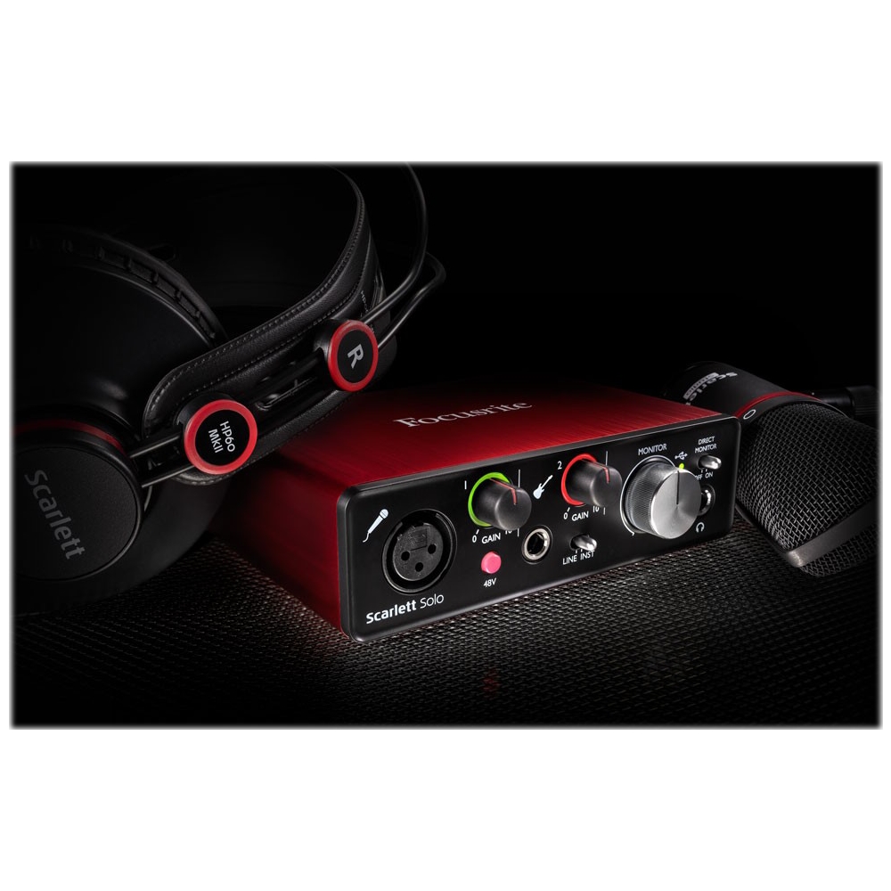 Resistant Bad mood Arrowhead Best Buy: Focusrite Scarlett Solo Studio USB Audio Interface COMMOSC0021