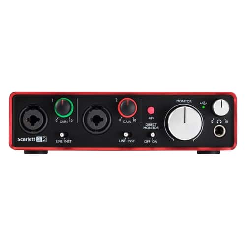  Focusrite - Scarlett 2i2 USB Audio Interface