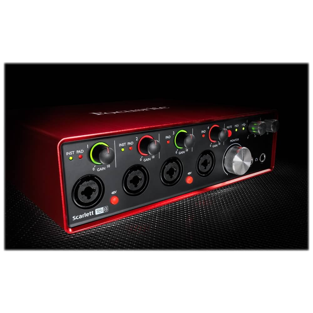 Focusrite SCAR18I83G - Interfaz de audio Scarlett 18i8 USB - Avacab