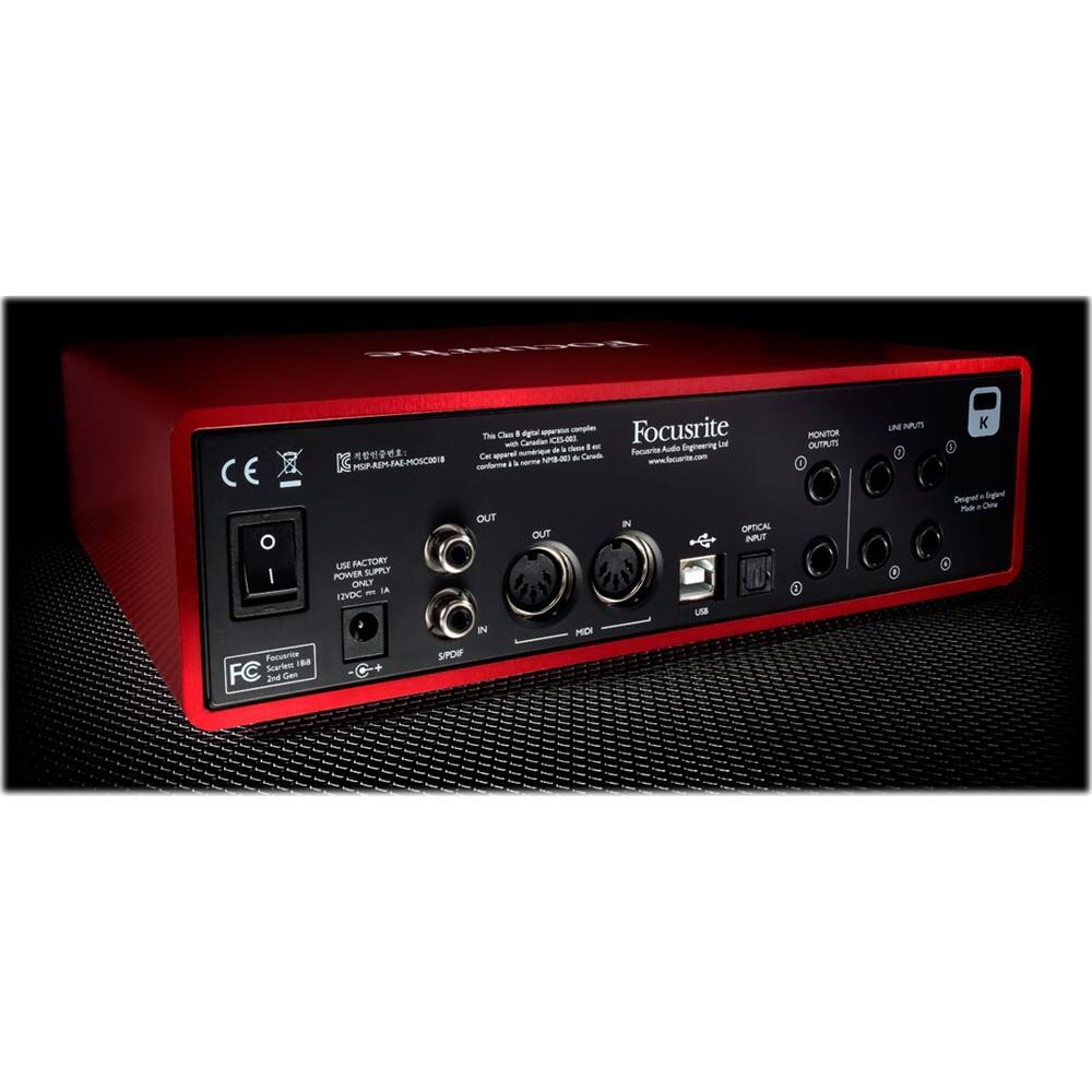 Customer Reviews: Focusrite Scarlett 18i8 USB Audio Interface ...