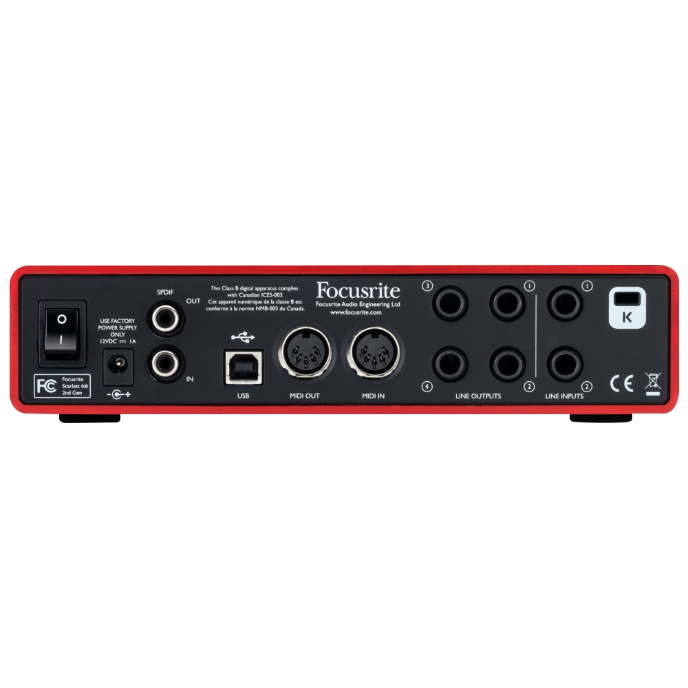 Best Buy: Focusrite Scarlett 6i6 USB Audio Interface COMMOSC0016
