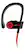 Front. Beats - Powerbeats2 Wireless Bluetooth Earbud Headphones - Black/Red.