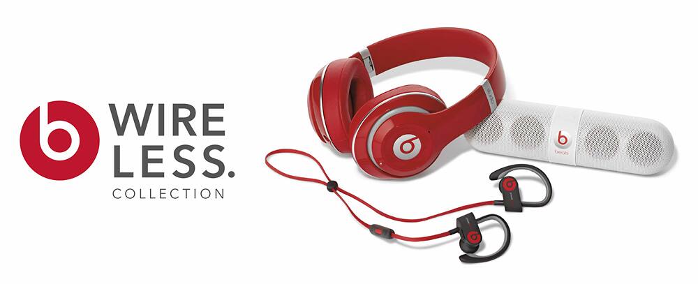 Alt View 17. Beats - Powerbeats2 Wireless Bluetooth Earbud Headphones - Black/Red.