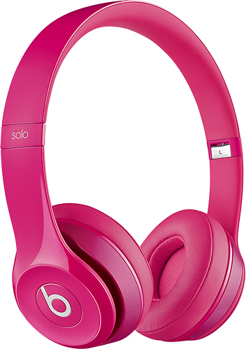hot pink beats headphones