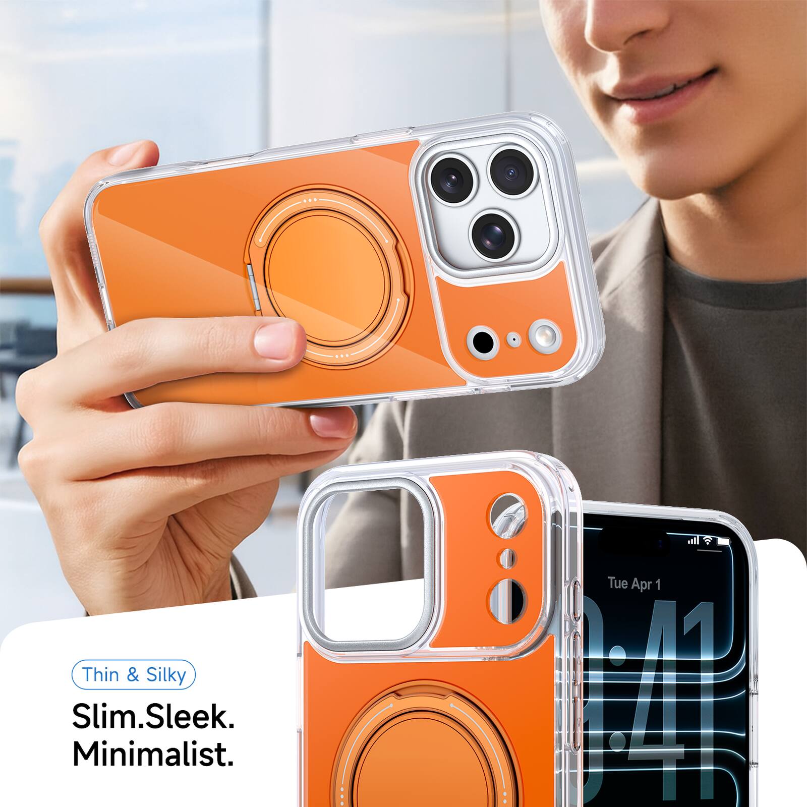 Thin & Silky  
Slim. Sleek. Minimalist.  
Tue Apr 1  
12:41