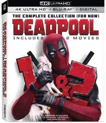 Front. Deadpool: The Complete Collection (For Now) - 4K Blu-Ray.