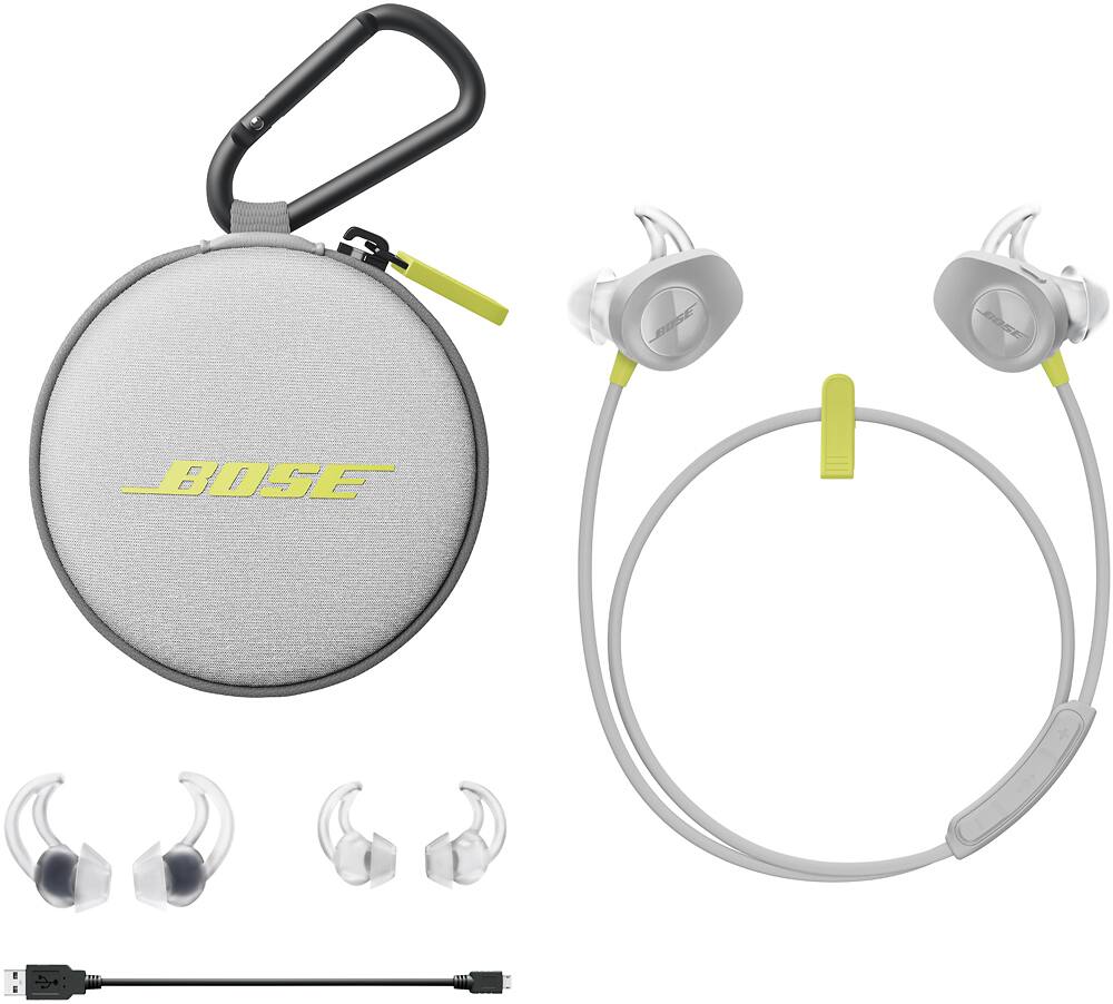 Alt View 13. Bose - SoundSport Wireless Sports In-Ear Earbuds - Citron.