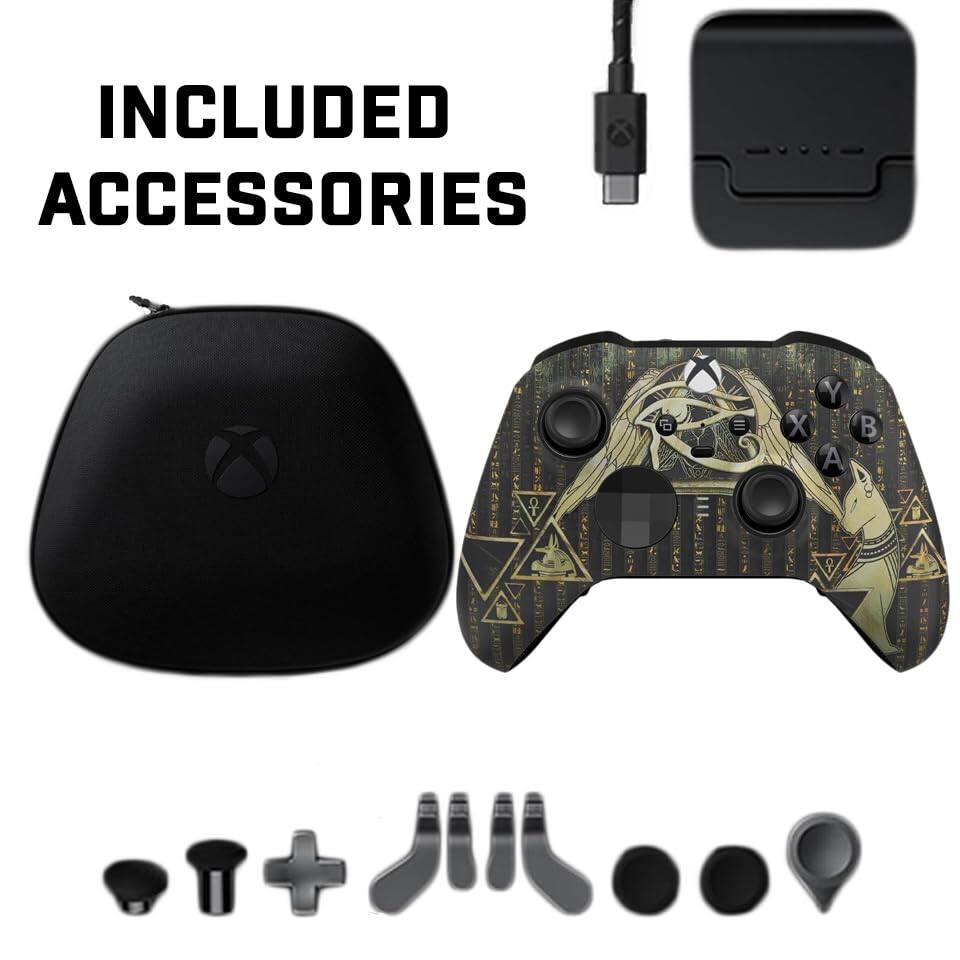 INCLUDED ACCESSORIES = P Y X A B