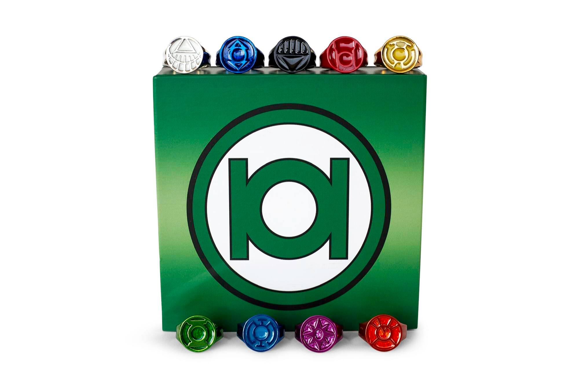 Alt View 10. SalesOne LLC - DC Comics Green Lantern Power Rings | Lantern Corps Power Rings | 9-Ring Set - Green.