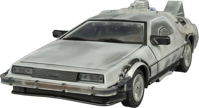 Front. Diamond Select Toys - Back to the Future: Iced Time Machine Electronic Vehicle Collector Set - Multi.