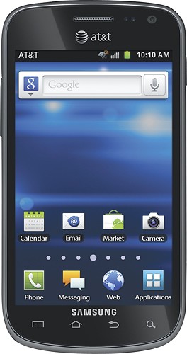  Samsung - Exhilarate 4G Cell Phone - Black (AT&amp;T)