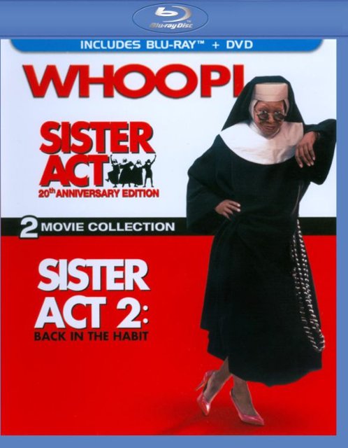 Front Standard. Sister Act/Sister Act 2 [20th Anniversary Edition] [3 Discs] [Blu-ray/DVD].