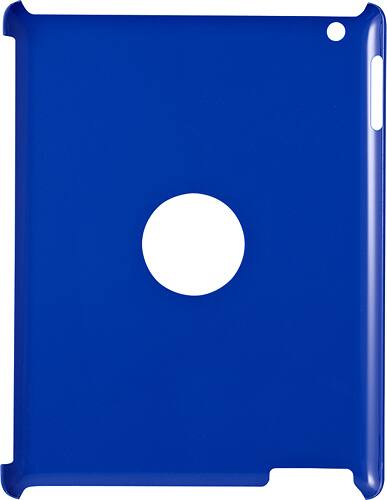 Front. Rocketfish™ - Snap Case for Apple® iPad® 2 and iPad (3rd Generation) - Blue.