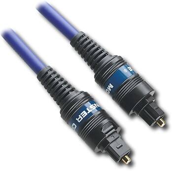 Angle Standard. Monster Cable - 4m Digital Fiber-Optic Cable.