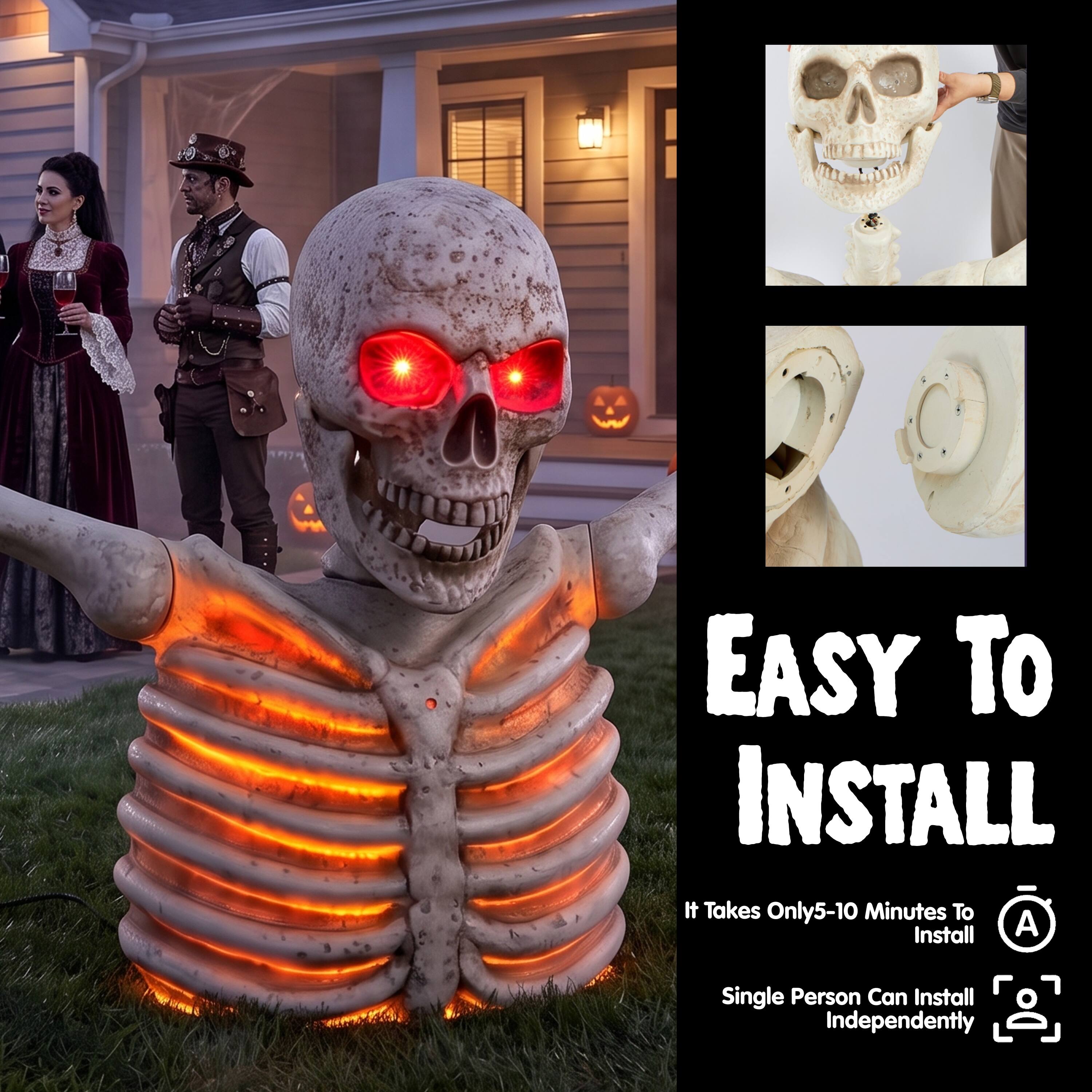 EASY TO INSTALL  
It Takes Only 5-10 Minutes To Install  
Single Person Can Install Independently